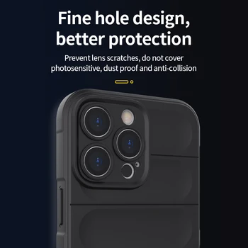  Pentru iPhone 14 Pro Caz Silicon TPU Fundas Proteja Anti-picătură de Caz Pentru iPhone 14 13 12 11 Pro Max Cover Pentru iPhone 14 Pro Max