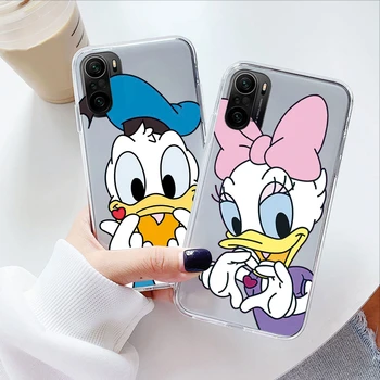  Pentru POCO F3 PocoF3 Coque Mi 11i Caz de Telefon Mickey Minnie Mouse Desene animate Funda Donald Duck Moale cu Capac de Silicon Pentru Xiaomi Poco F3