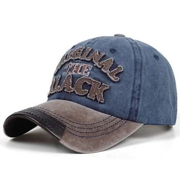  Retro Fierbinte Spălat Șapcă De Baseball Montate Cap Snapback Hat Pentru Barbati Os Femei Gorras Casual Casquette Scrisoare Capac Negru