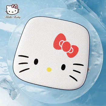  Sanrioed Kt De Cat Respirabil Pernei Scaunului Auto Anime Matase De Gheață Singur Loc Protector Pad Desene Animate Non-Alunecare Stând Pad Accesorii Auto