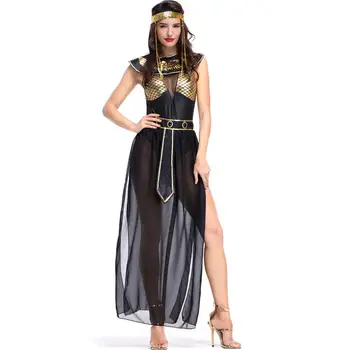  Valori Medievale, Costume Printesa Faraonul Egiptean Cosplay Mascarada De Halloween Pentru Adulti Femei Cleopatra Royal Rochie Fancy