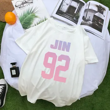  Y2k Haine Bangtan Boys Topuri coreean Kpop Jungkook Suga Jimin V Jin J-hope RM Femeie de Moda Bluze cu Maneci Scurte T-Shirt Femei